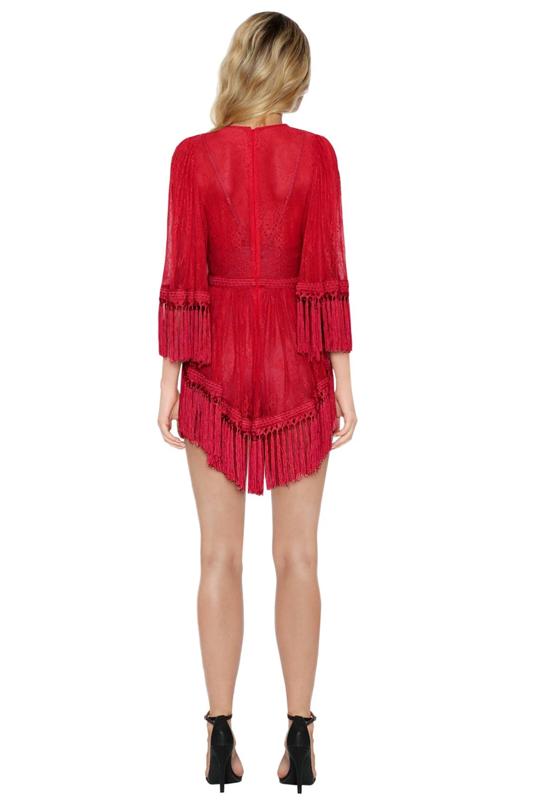 Alice McCall - Are You Ready Girl Mini Dress - Red - Back