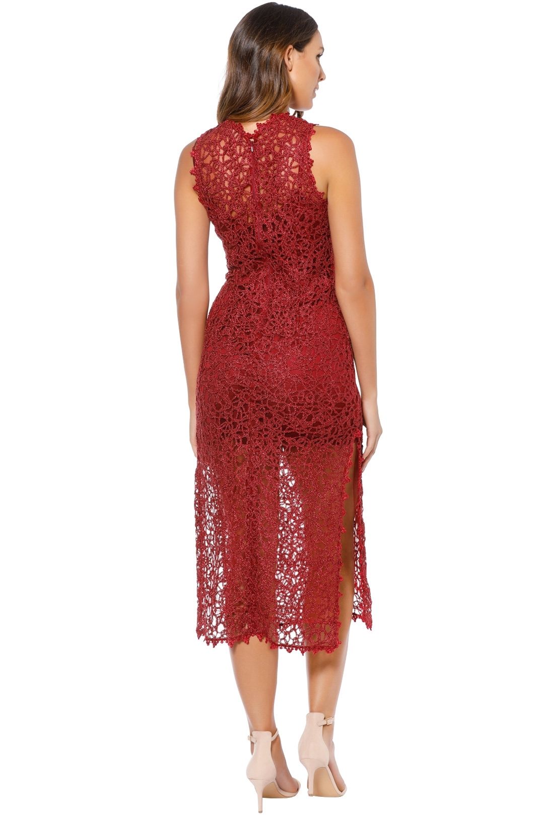 alice mccall red lace dress