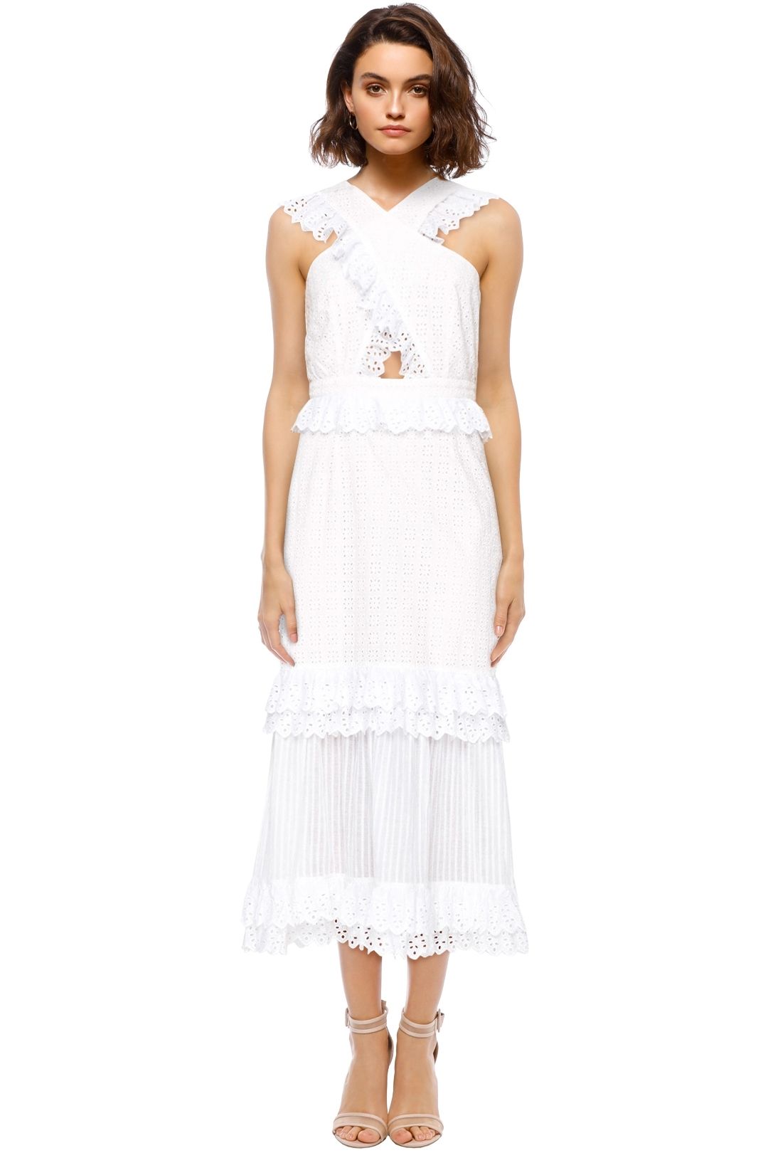 Alice McCall - Everything She Wants Dress - Porcelain White - Front