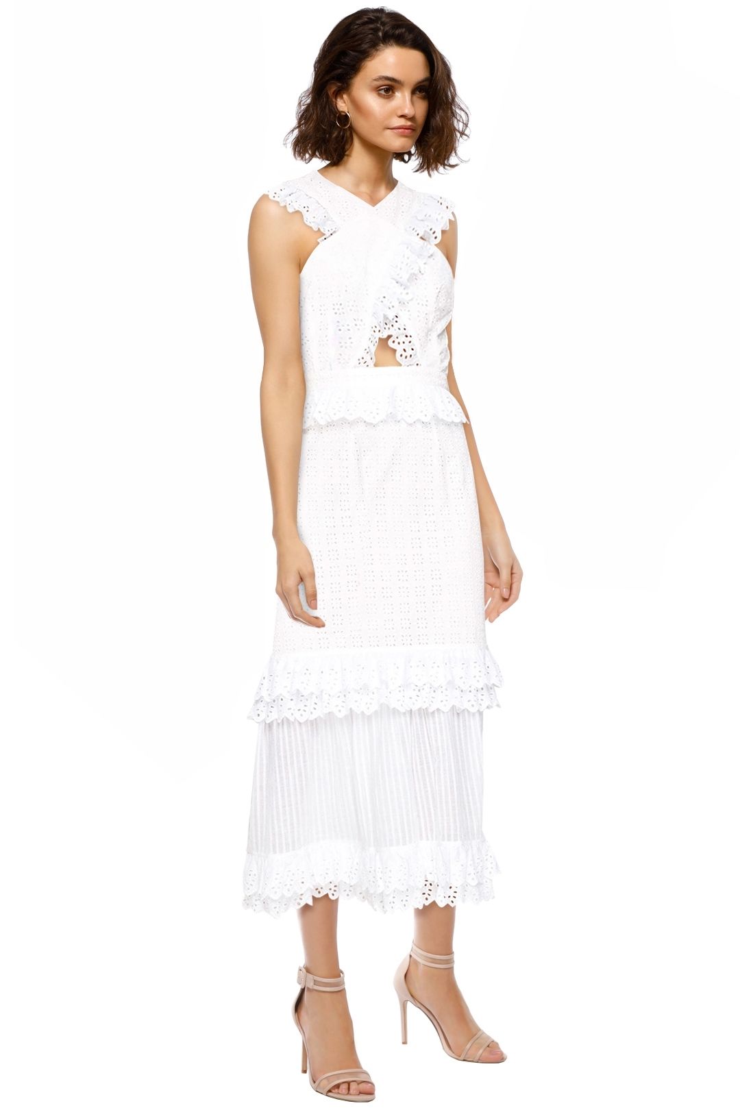 Alice McCall - Everything She Wants Dress - Porcelain White - Side