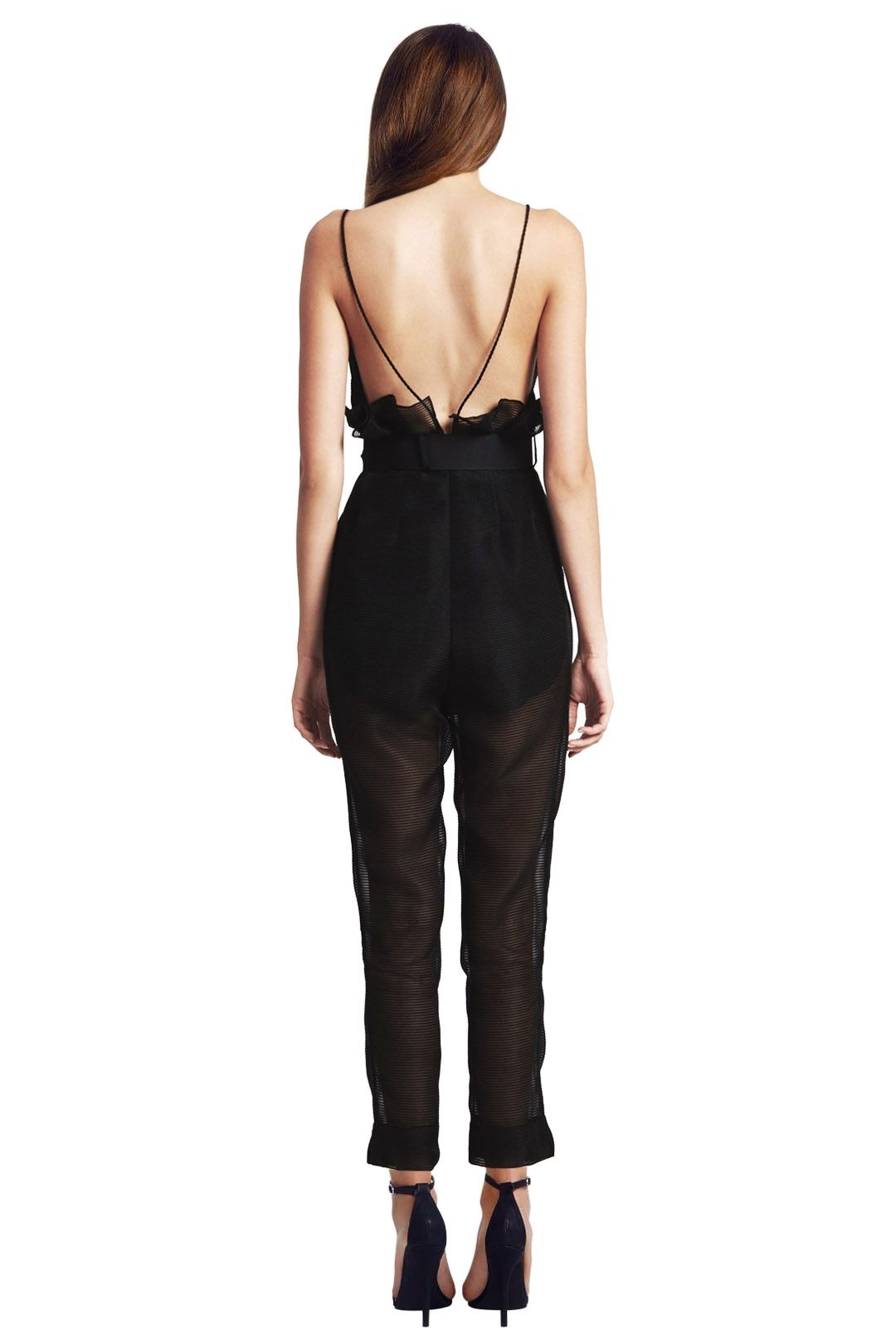 Alice McCall - Justify My Love Jumpsuit - Black - Back