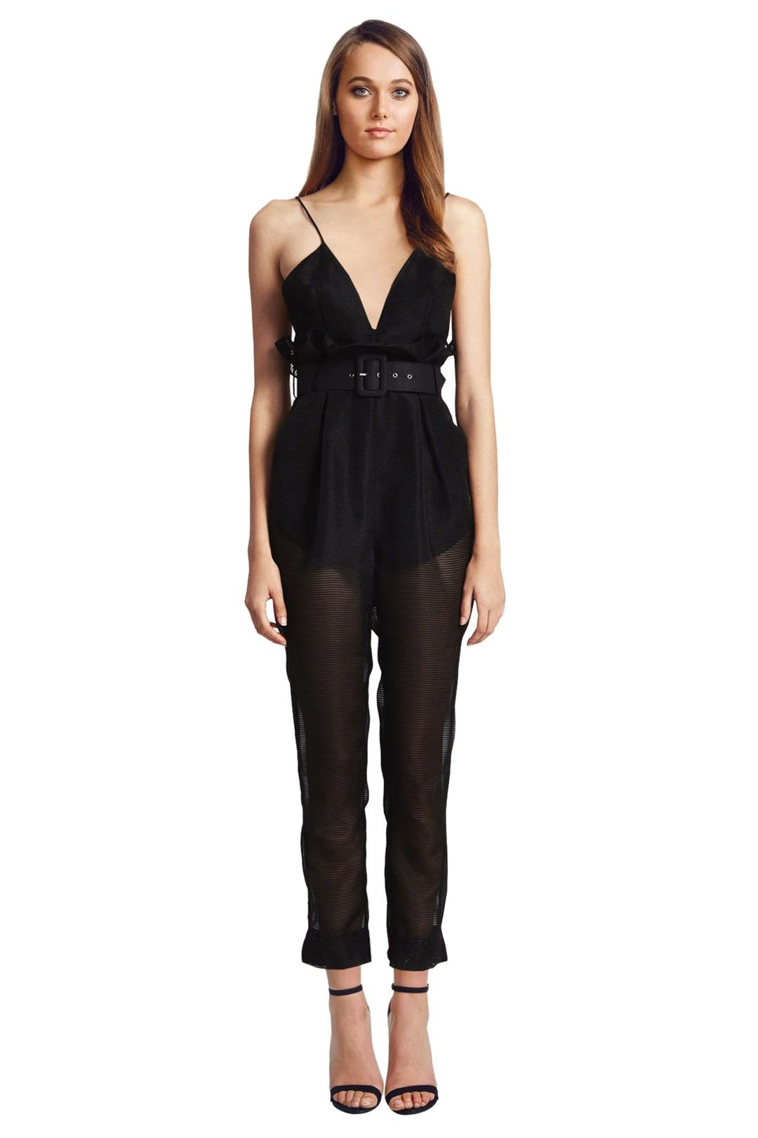 Alice McCall - Justify My Love Jumpsuit - Black - Front