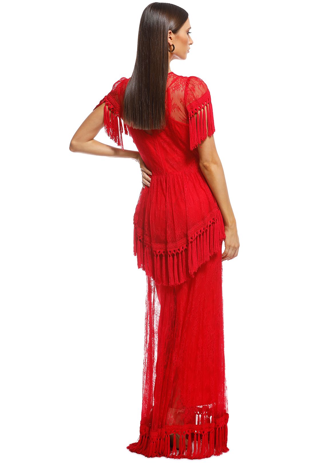 Alice McCall - Lady In Red Gown - Red - Back