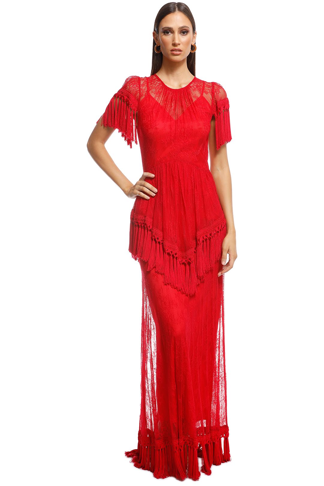 Alice McCall - Lady In Red Gown - Red - Front
