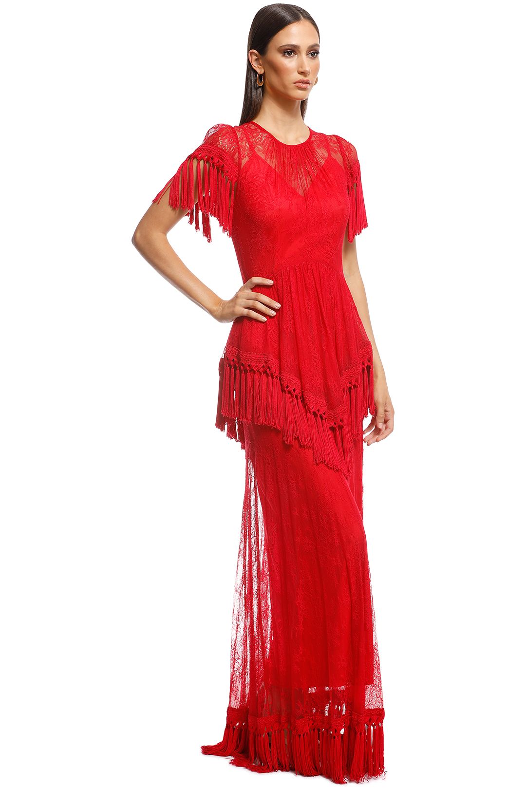 Alice McCall - Lady In Red Gown - Red - Side