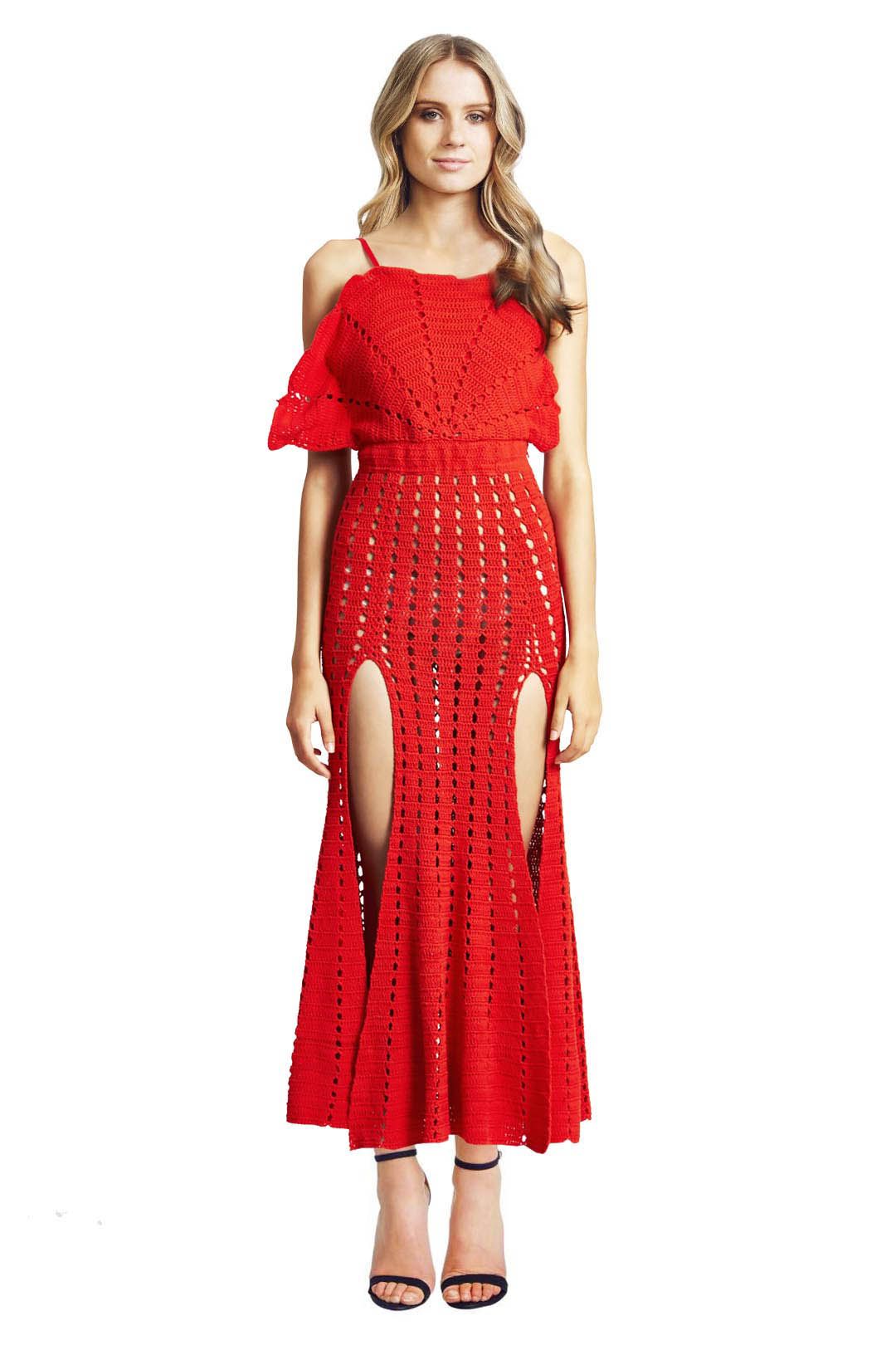 Alice McCall - Room is on Fire Dress - Red - Front
