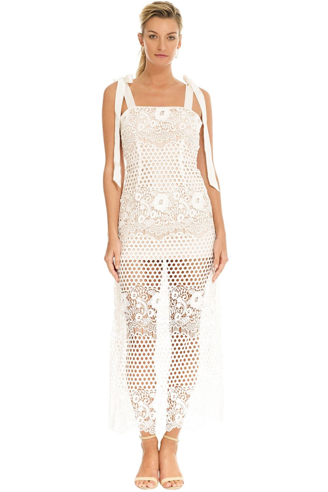 Alice McCall - Secret Lover Dress - White - Front