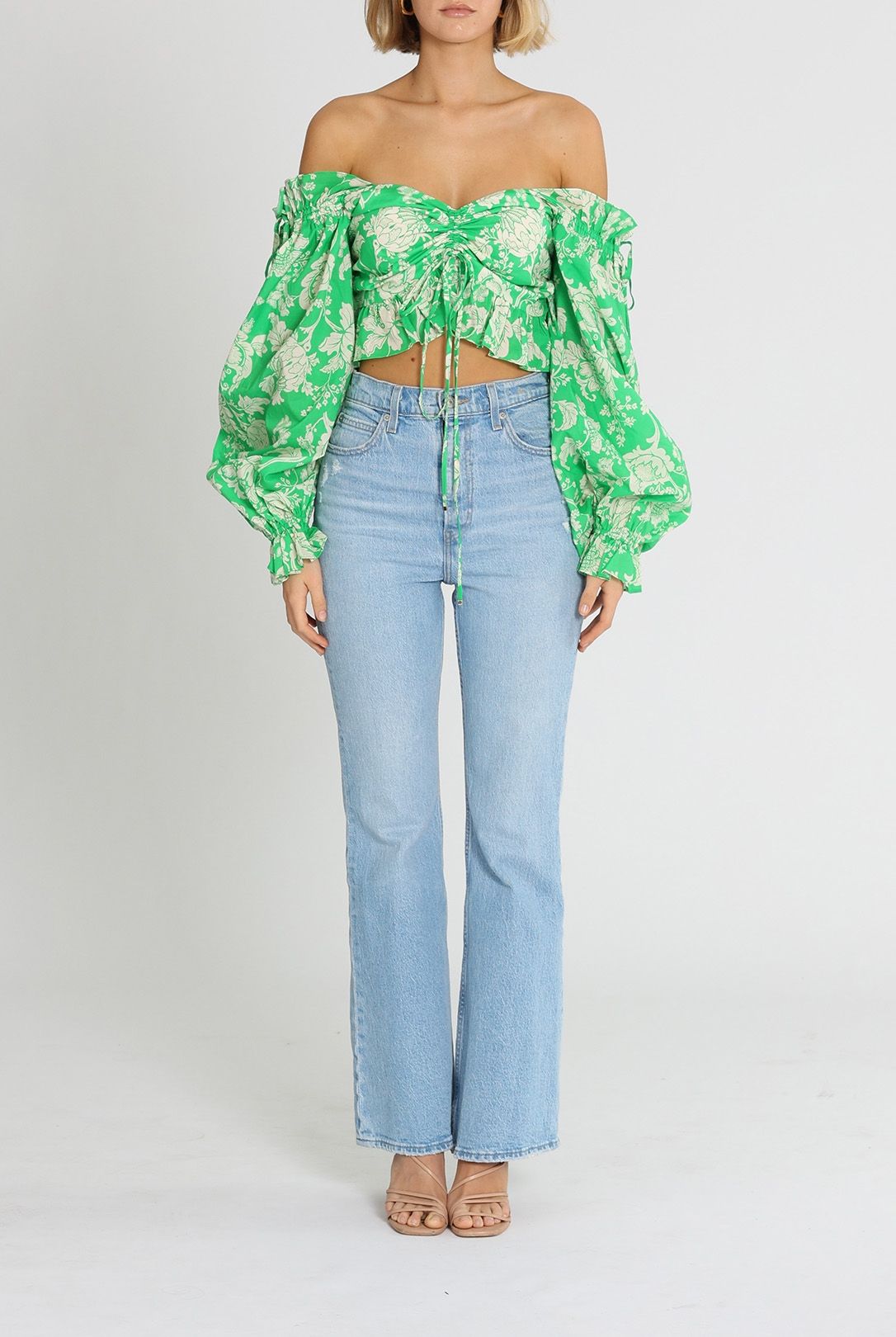 Alice McCall Mary Anne Crop Top Floral