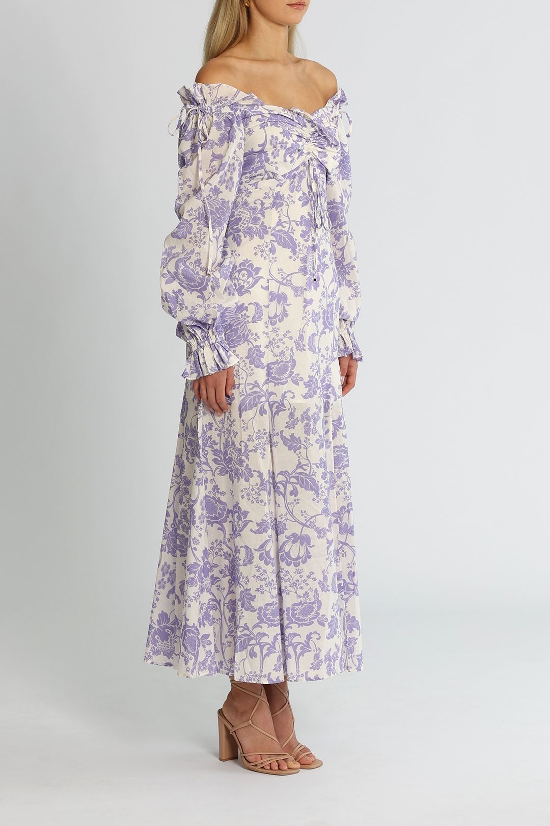 Alice McCall Mary Anne Midi Dress Lavender Floral