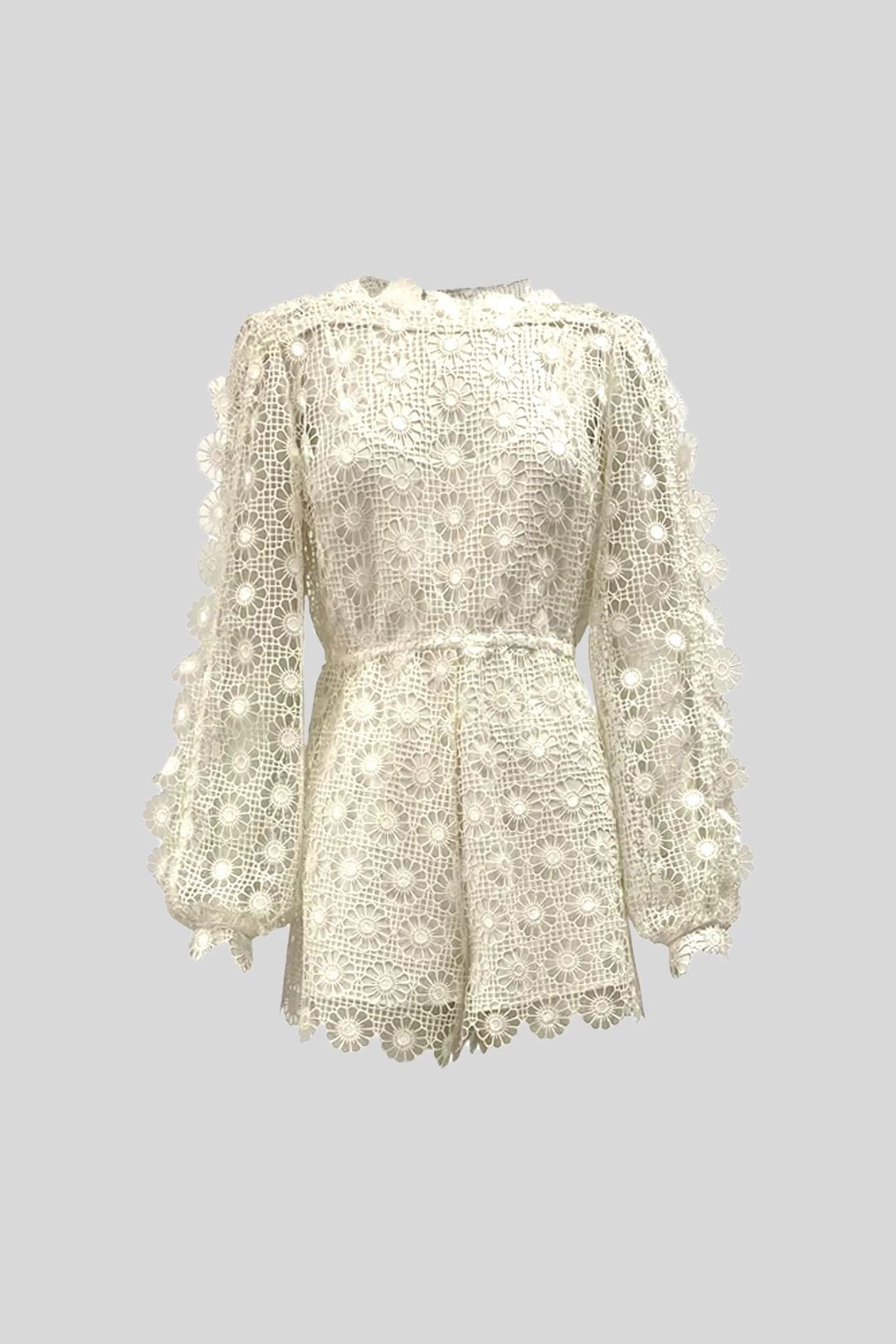 Alice McCall - Send My Love Lace Playsuit