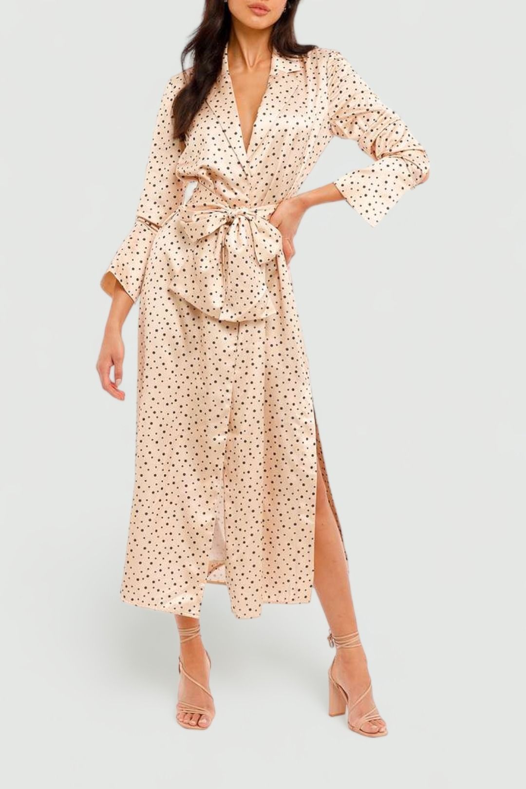 Amara Dress in Cream Black Polka Significant Other