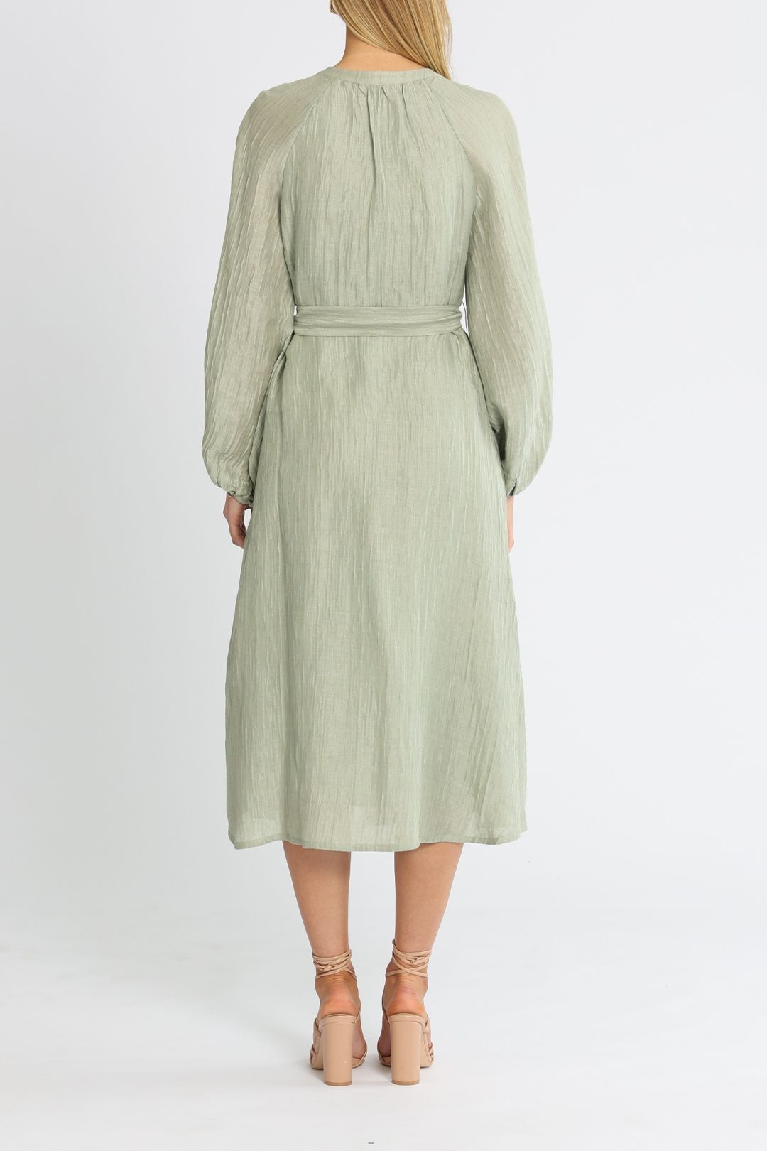 Amara Dress Khaki midi