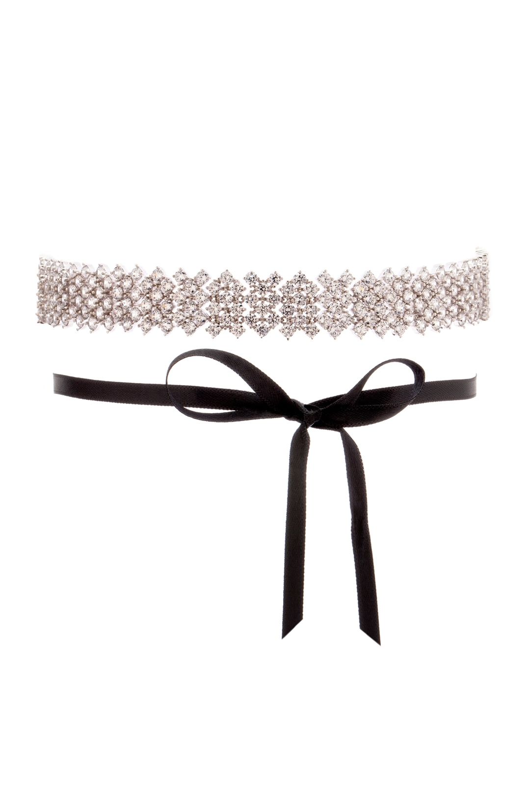 Amber Sceats - Miley Choker - Silver Black - Front