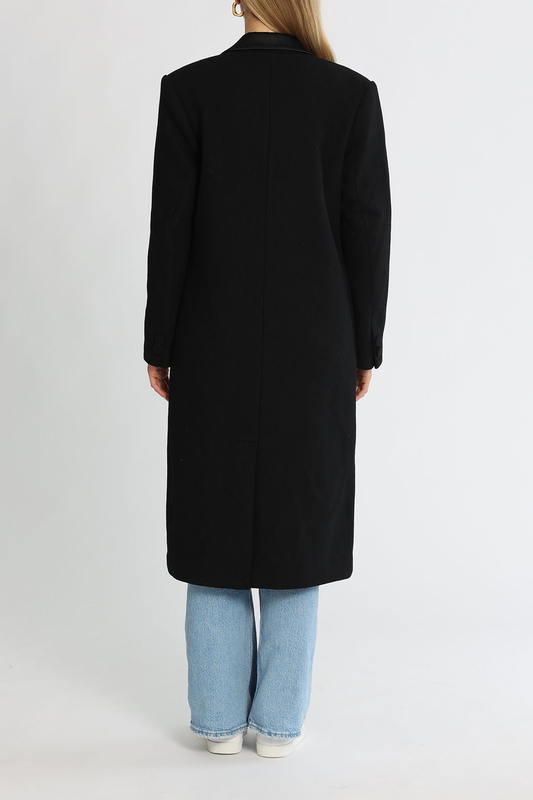 Anine Bing Selena Coat  Black Relaxed Fit