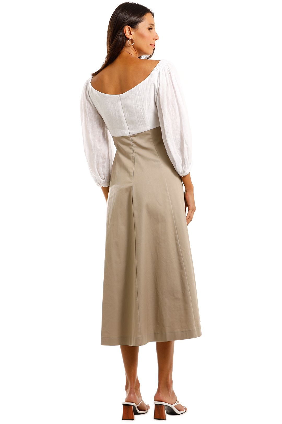 Cotton Drill Dress Apartment Clothing GlamCorner