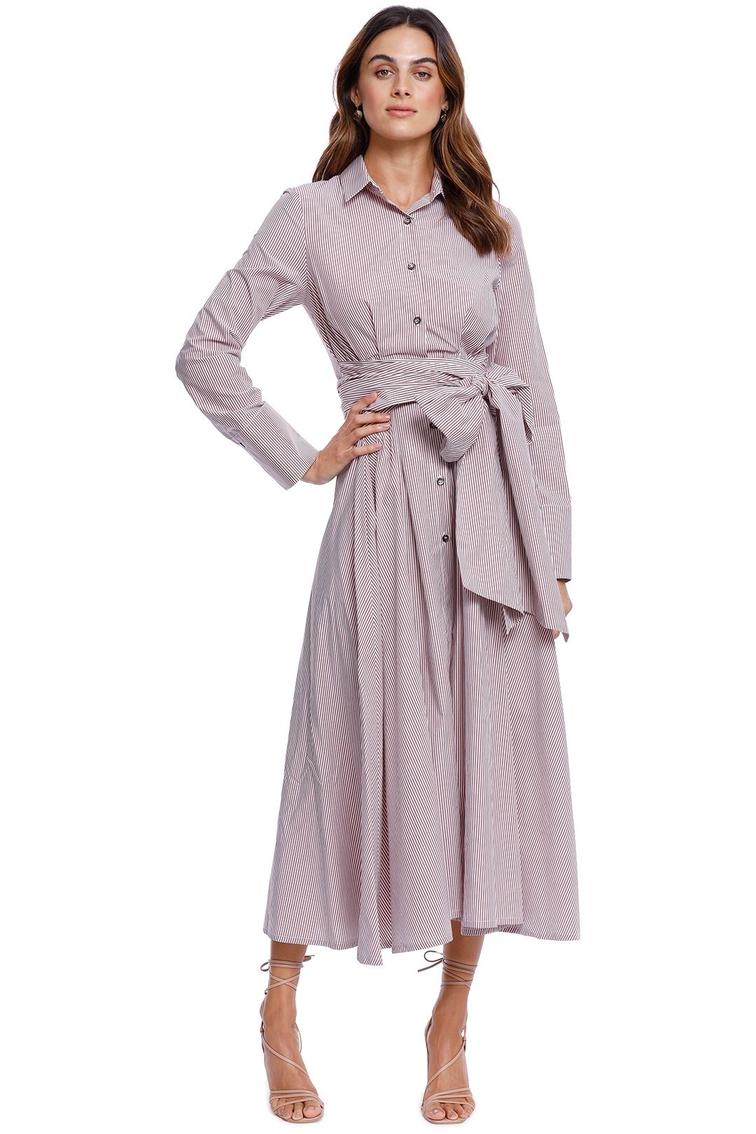 Apartment Clothing Mae Belted Shirt Dress
