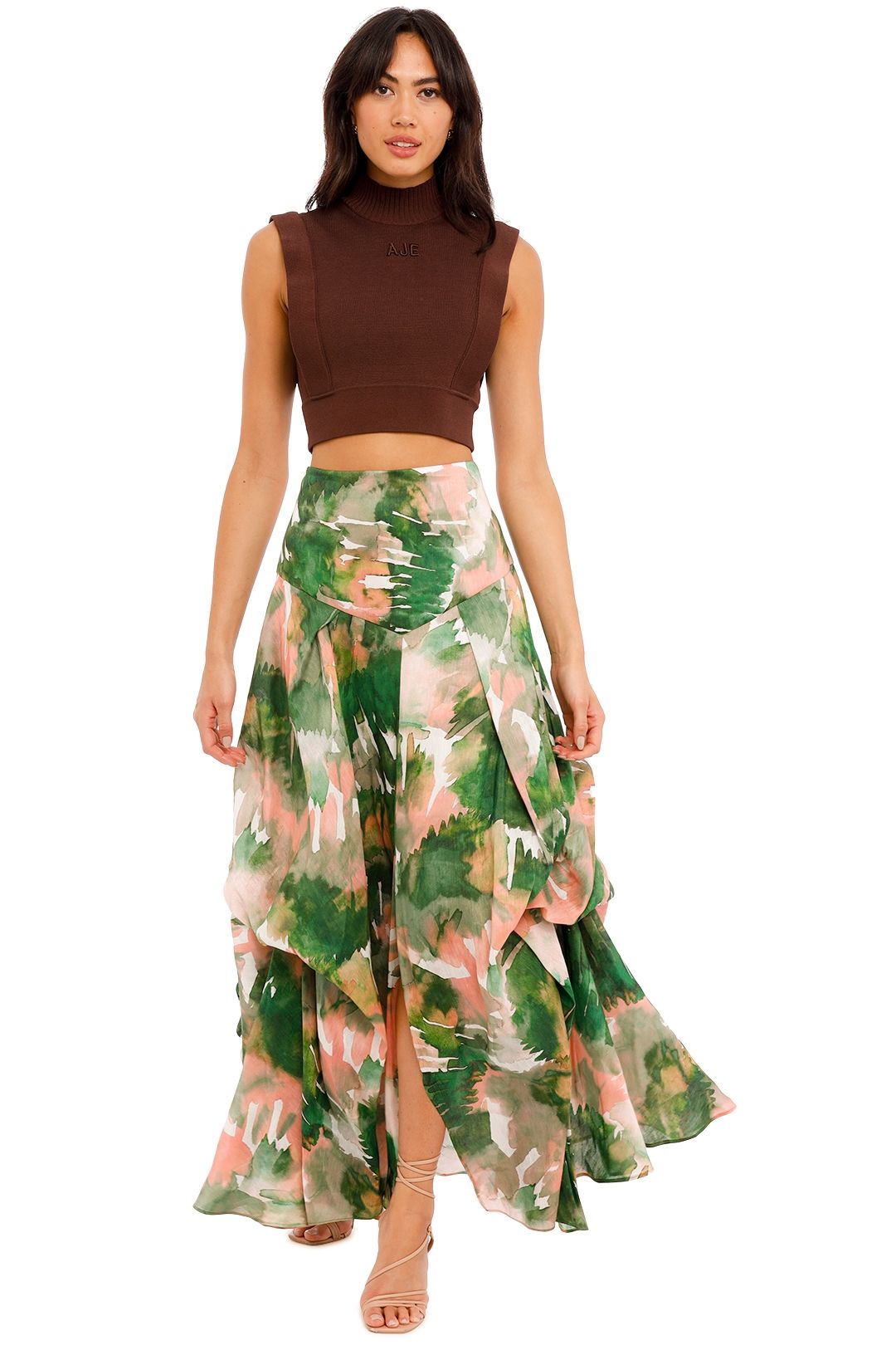 Aquarelle Skirt Ginger and Smart maxi