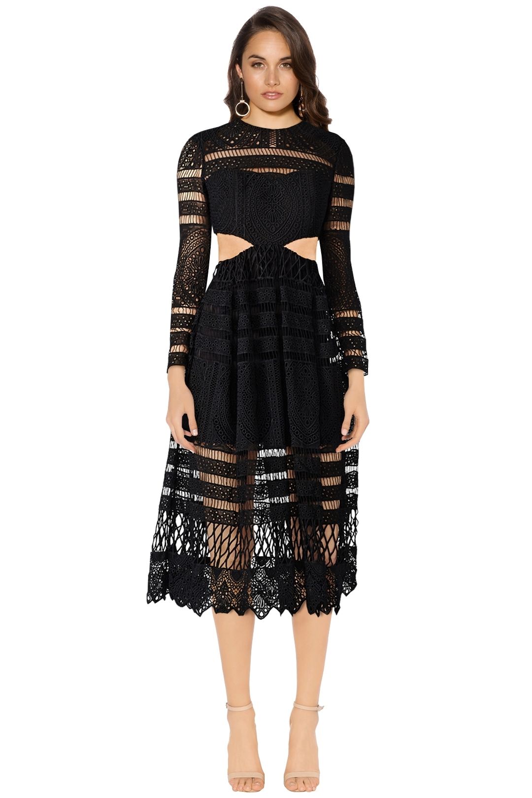 Asilio - A Cut Above Love Dress - Black - Front