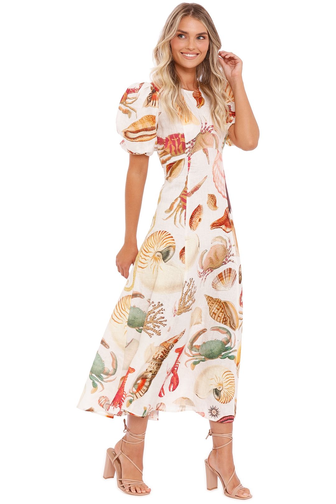 Atlantis Midi Flare Dress