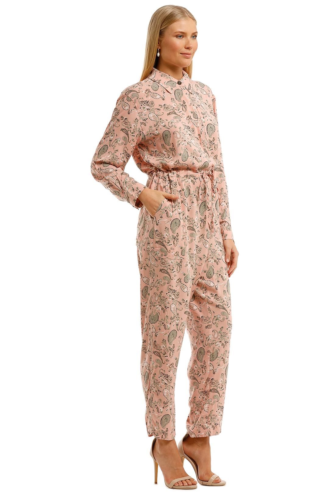 Auguste Thelma Vail Boilersuit Boho Pink Paisley