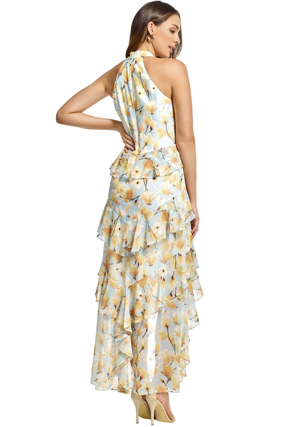 ruffled halter