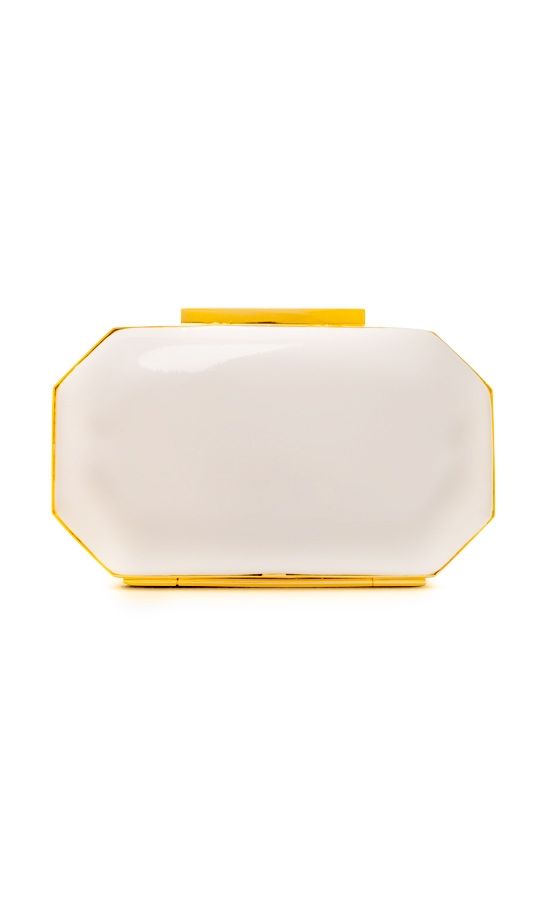Badgley Mischka - Jane Clutch - White - Front