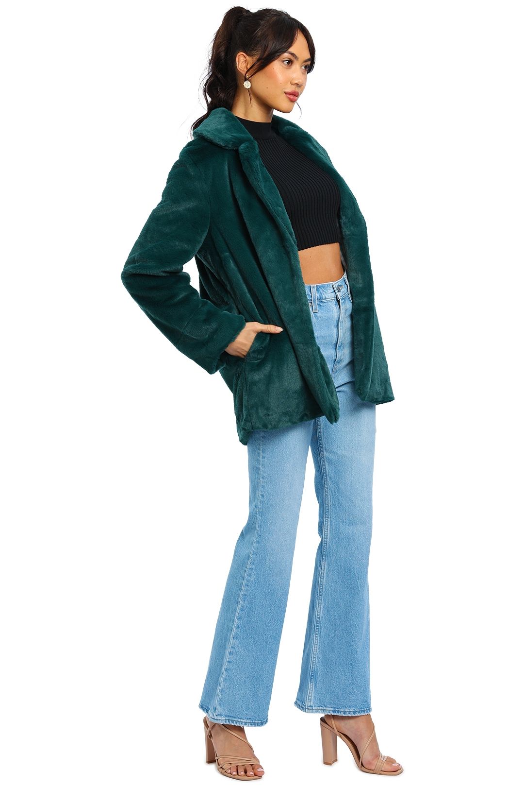 Bande Studio Casino Cocktail Coat Green