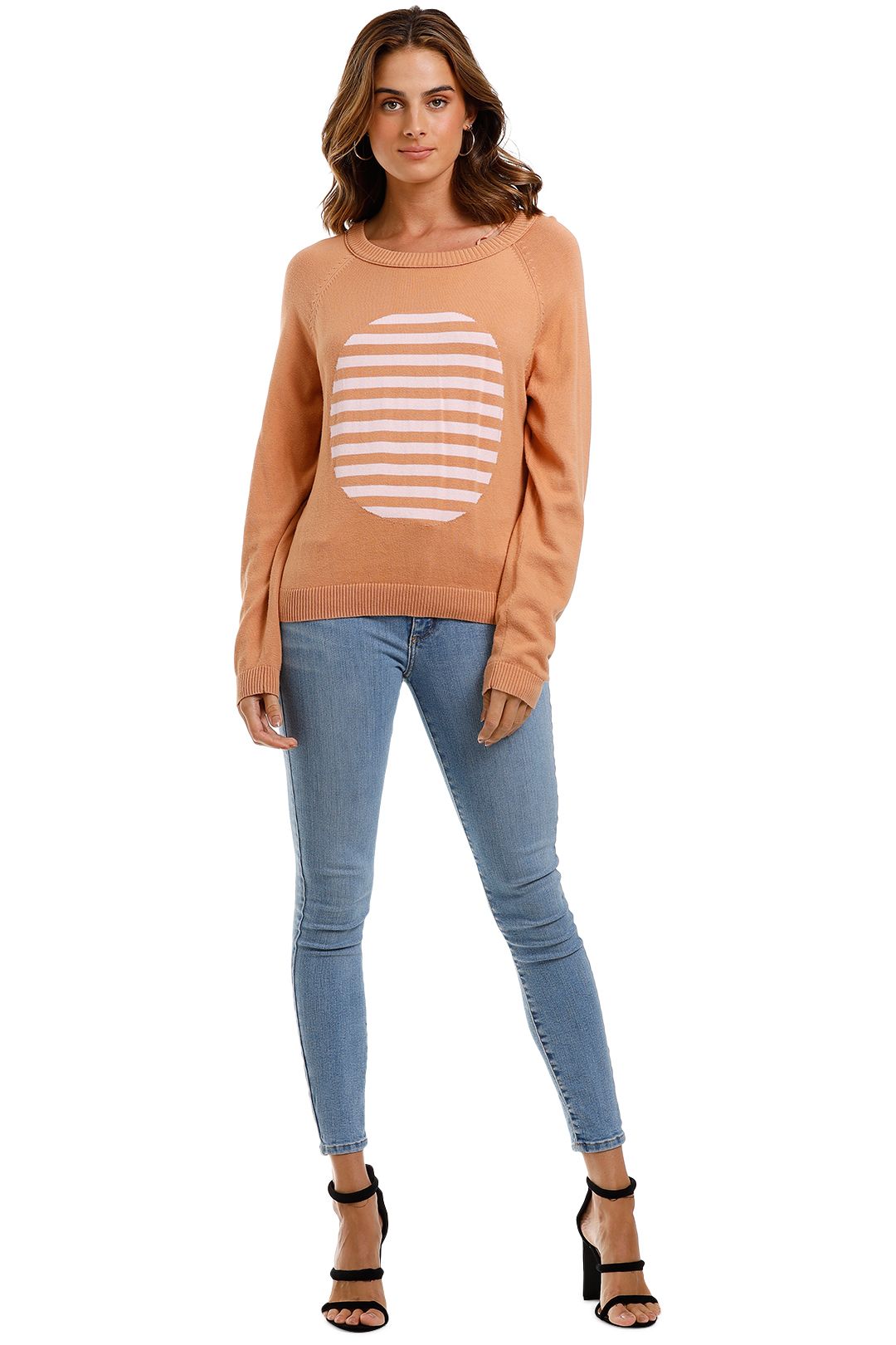 Image of Bande Studio - Jasmine Stripe Spot Crew Knit