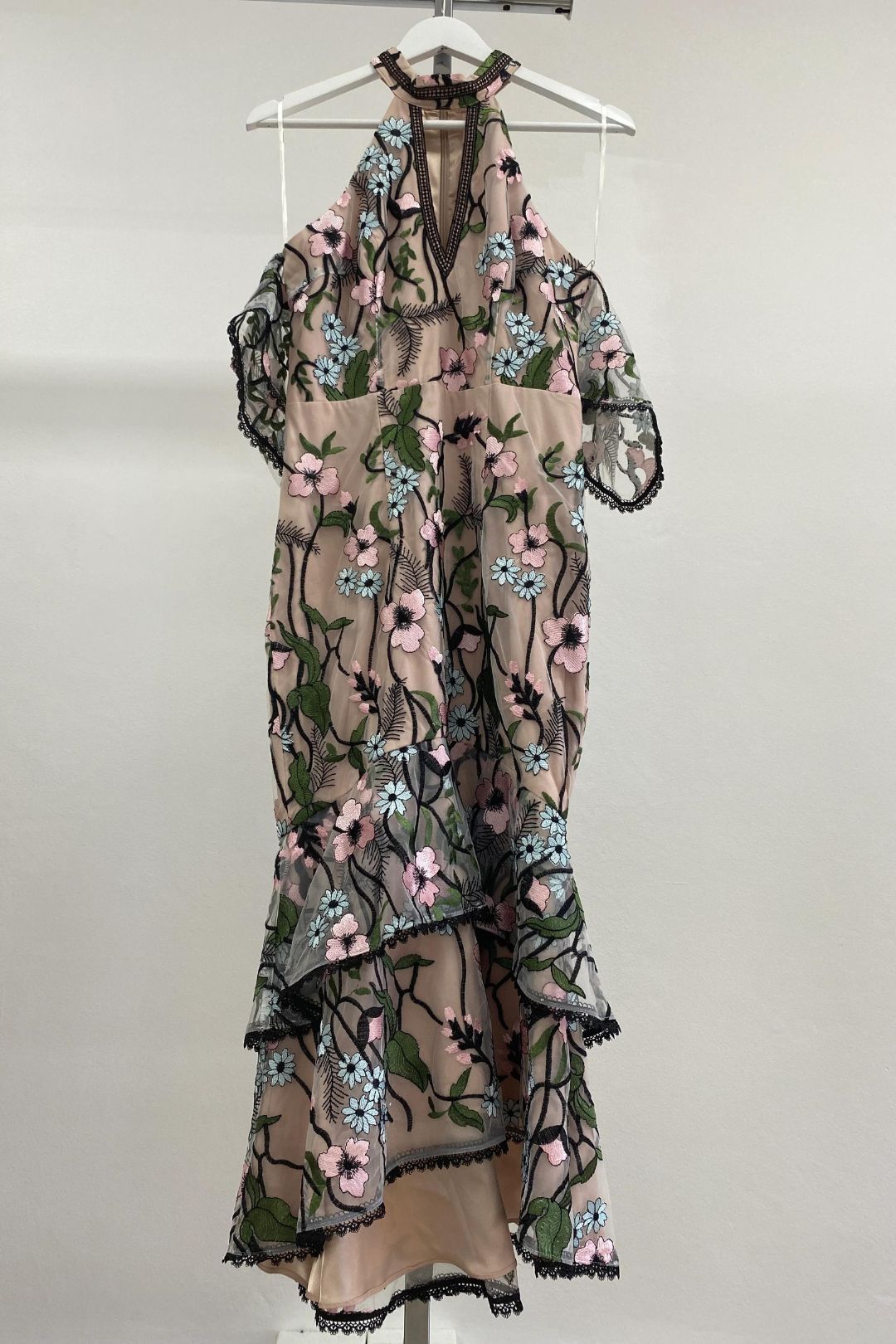 Bariano - Floral Fishtail Dress