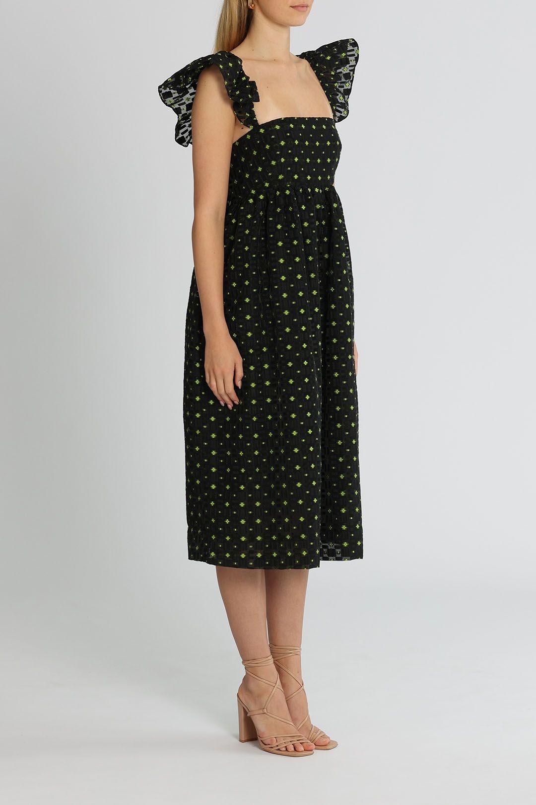 Baum Und Pferdgarten Ashaki Black Star Dress Ruffles