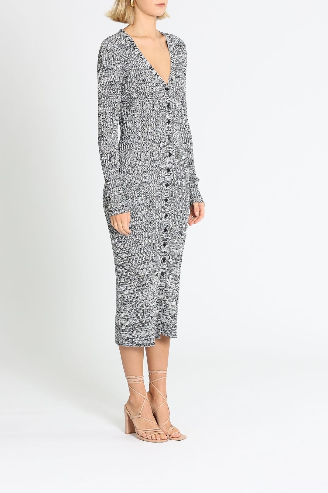 Baum Und Pferdgarten Cabriola Mouliné Dress V Neck