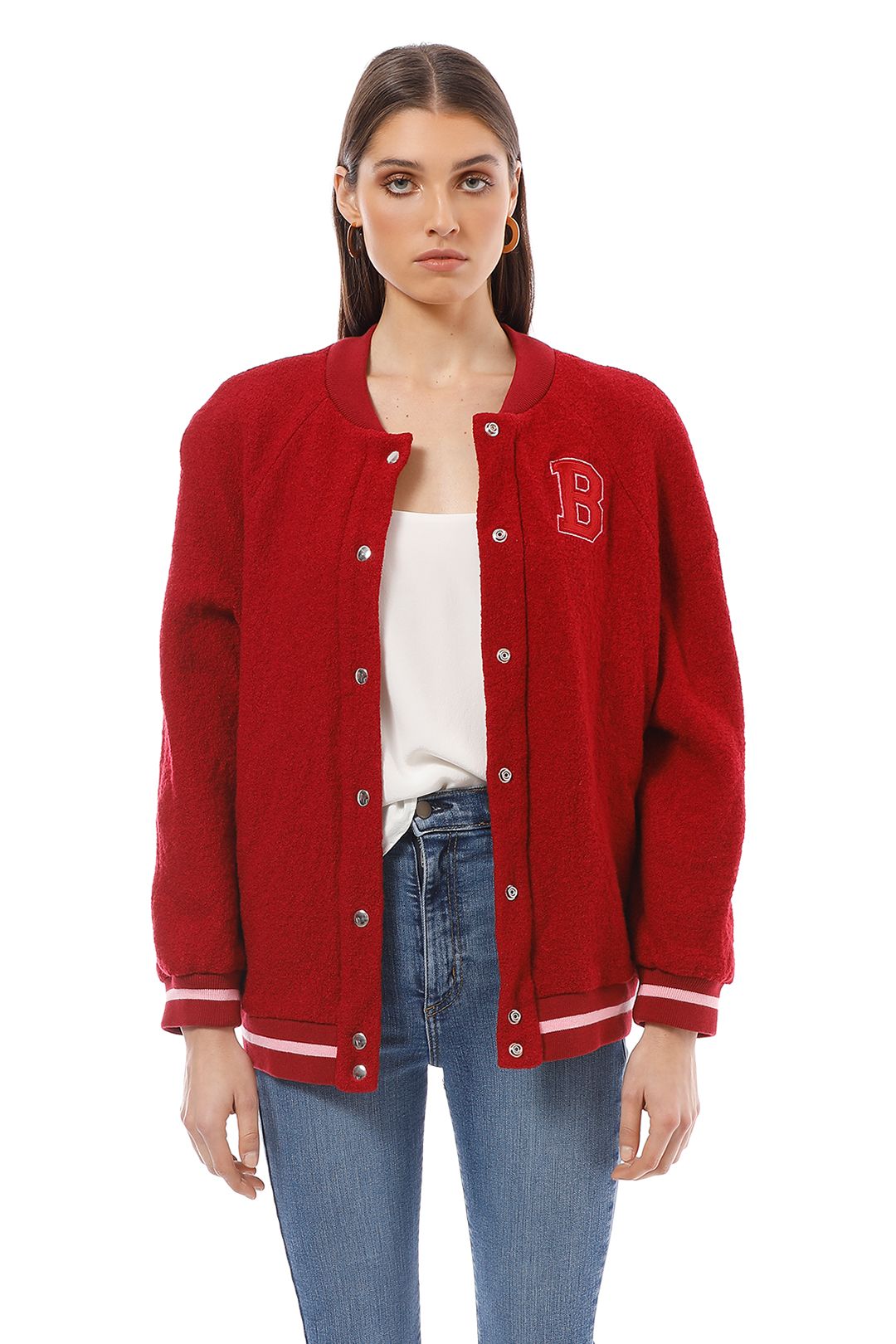 Bec and Bridge - Be Mine Bomber - Red - Front Detail