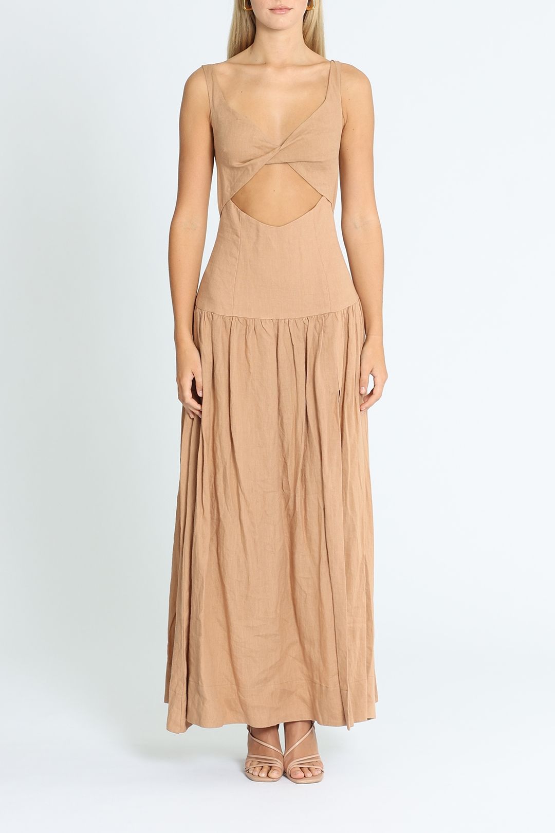 Bec and Bridge Alamos Midi Dress Brown