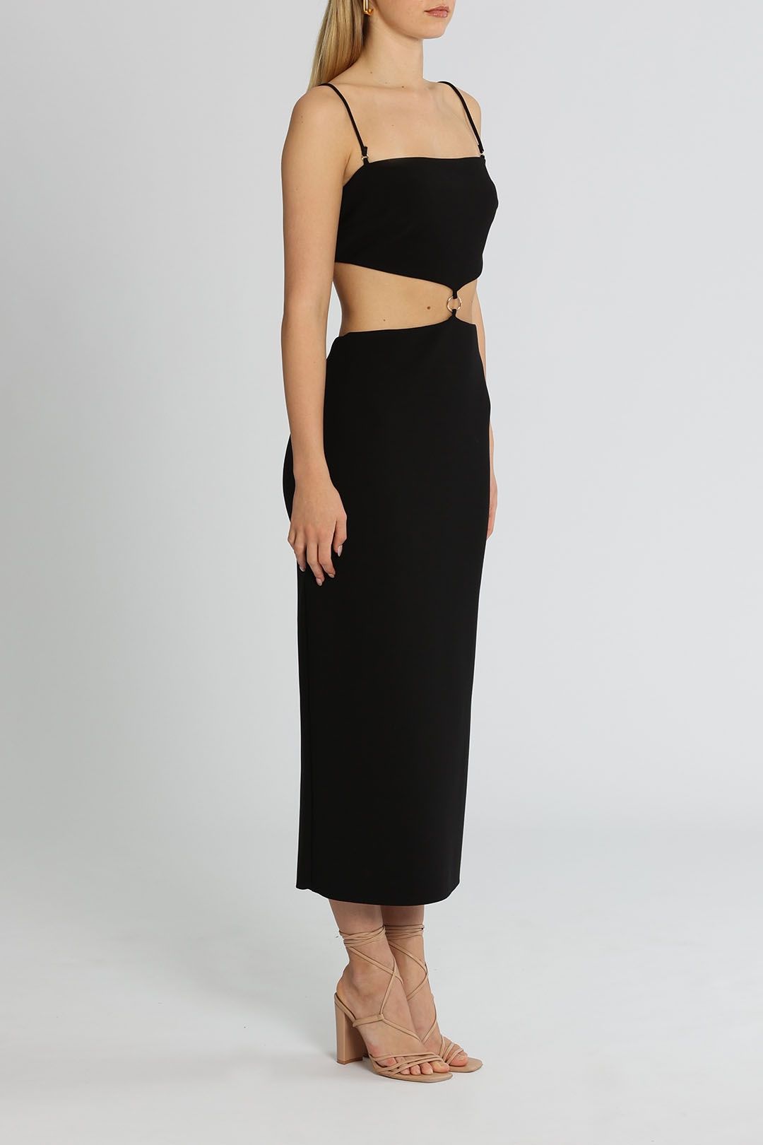 black maxi day dress Sunset Maxi Daydress, Black / S