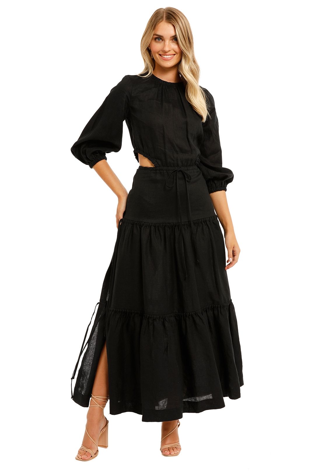 Hire Arlington Maxi Dress in Black 