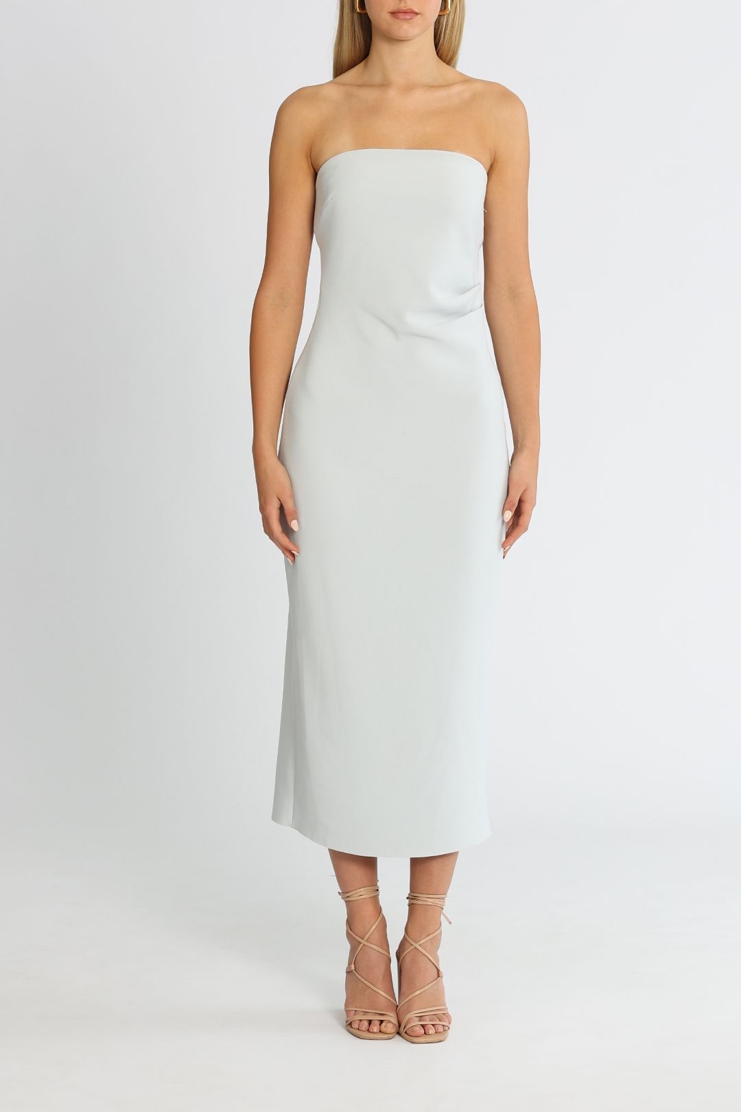 Bec and Bridge Cecily Midi Dress Moon Grey