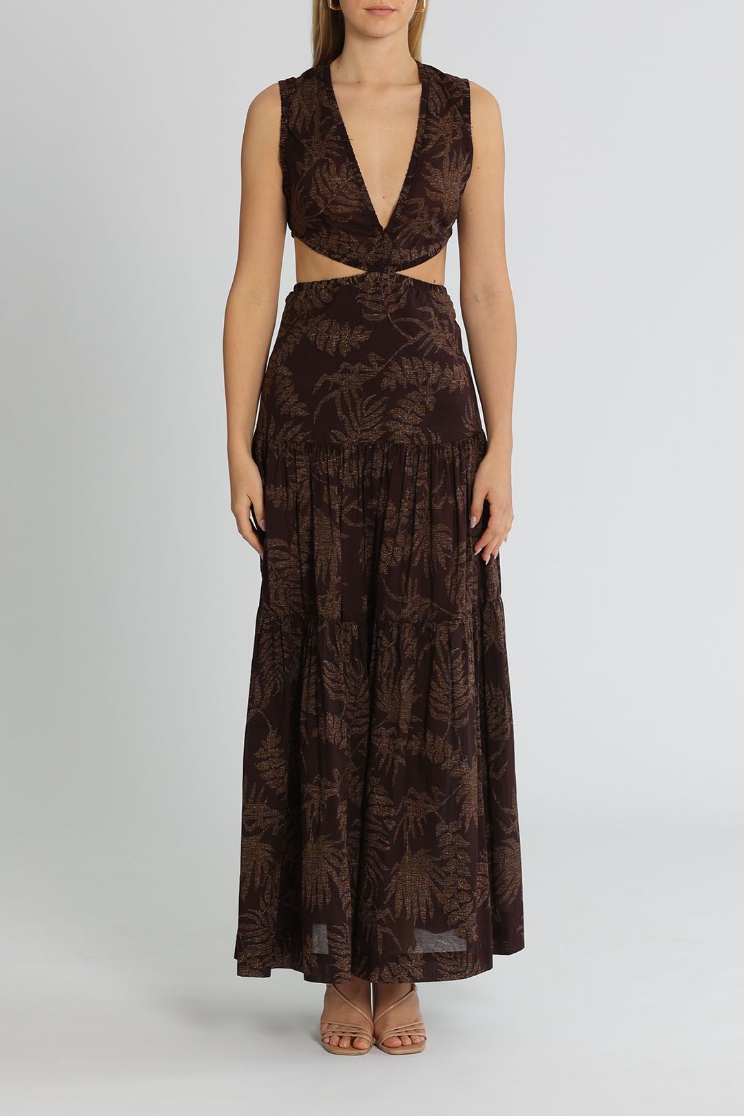 Bec and Bridge Desert Palm Maxi Dress
