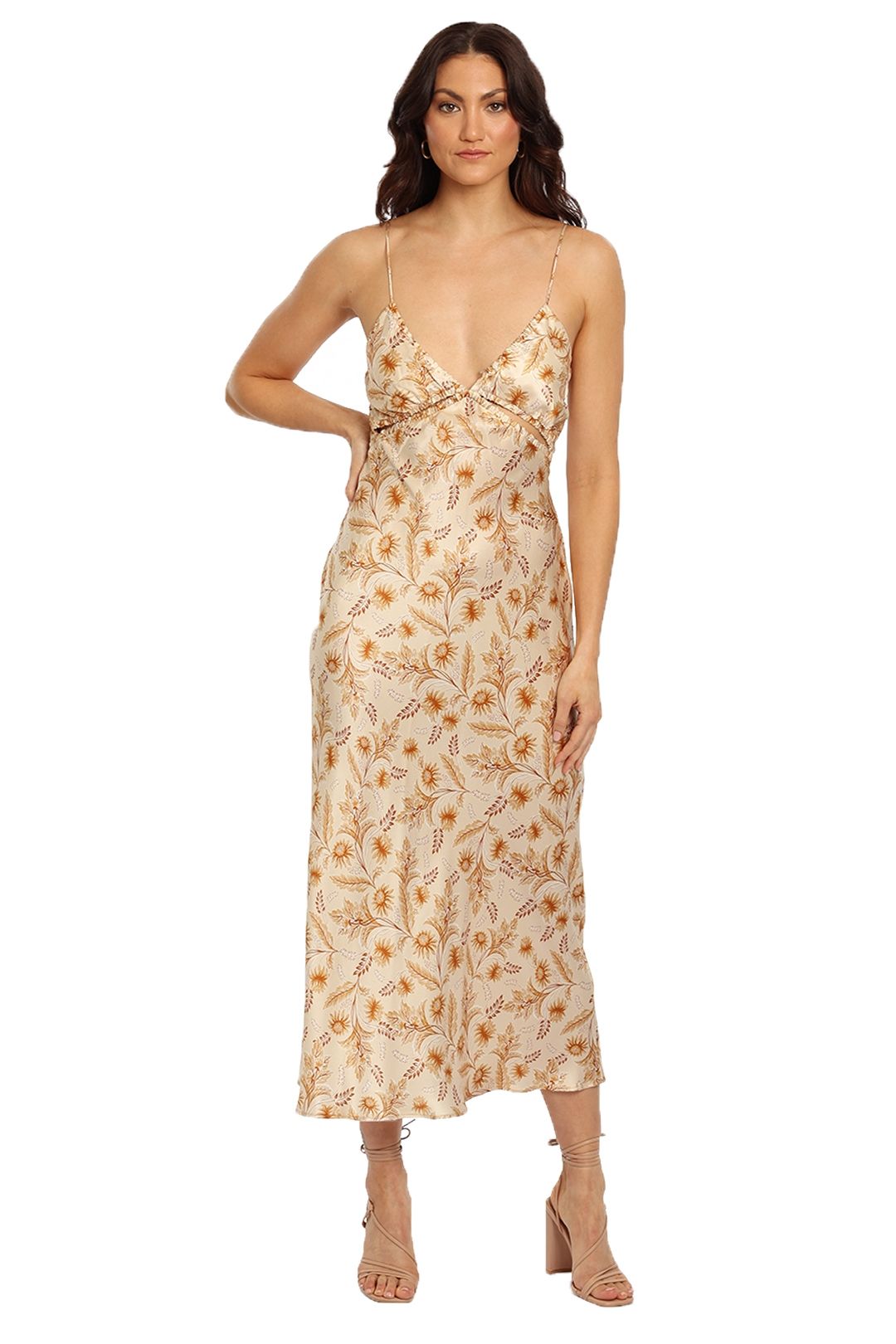 Bec and Bridge Fleetwood Midi Dress satin