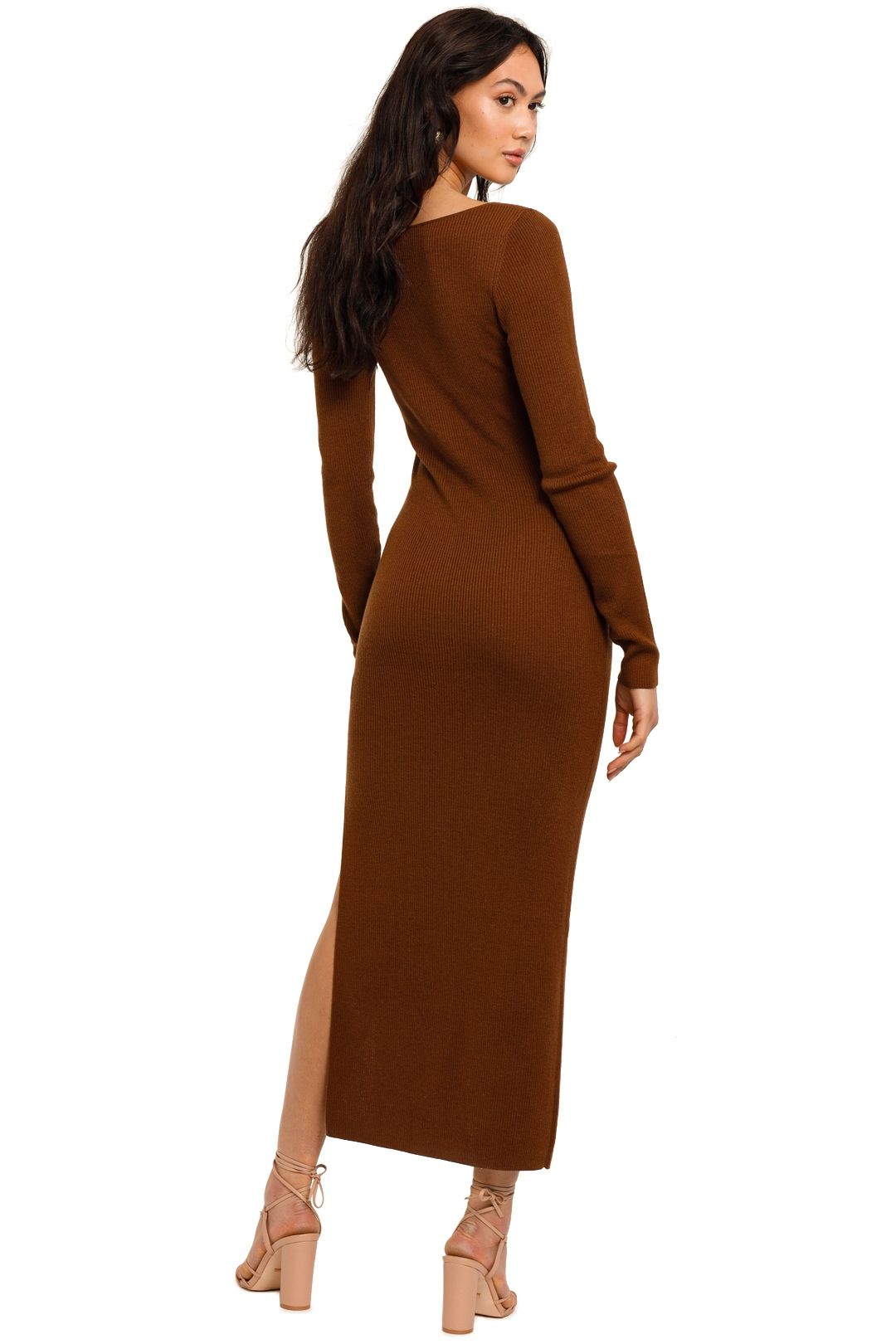 Hire Freya Knit Dress in Copper | Bec 