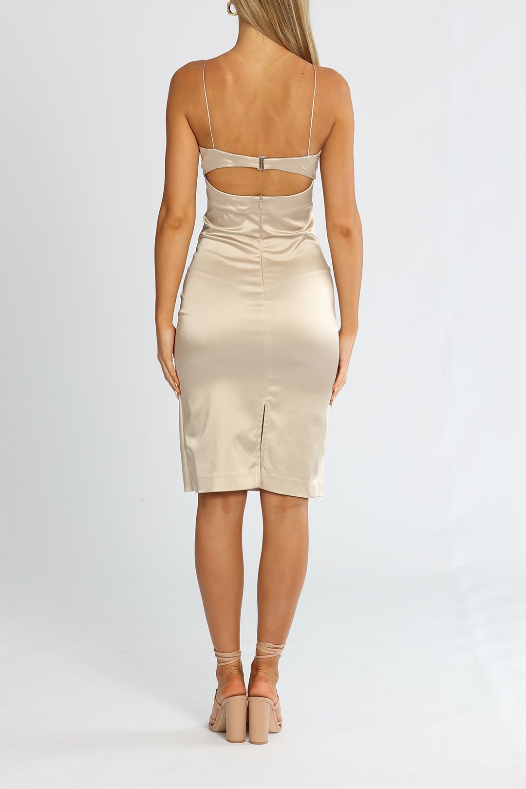 Bec and Bridge Heather Midi Dress Cutout
