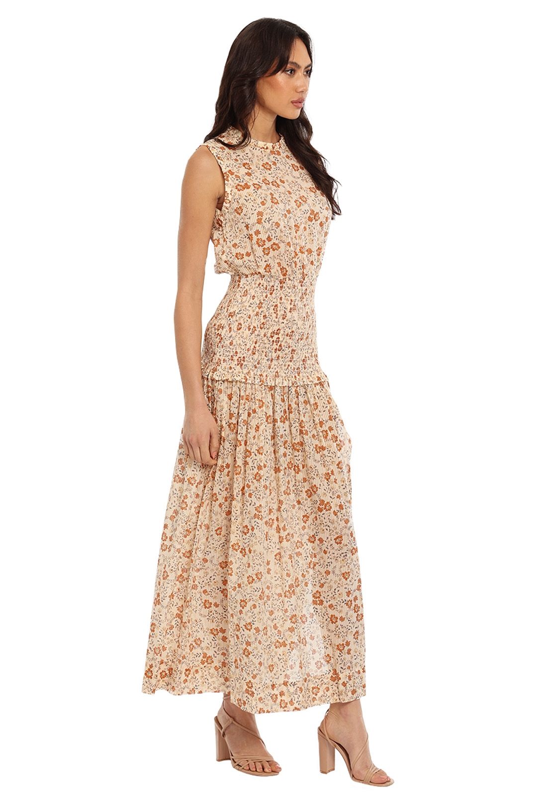 Bec and Bridge Janice Midi Dress Skirt Split