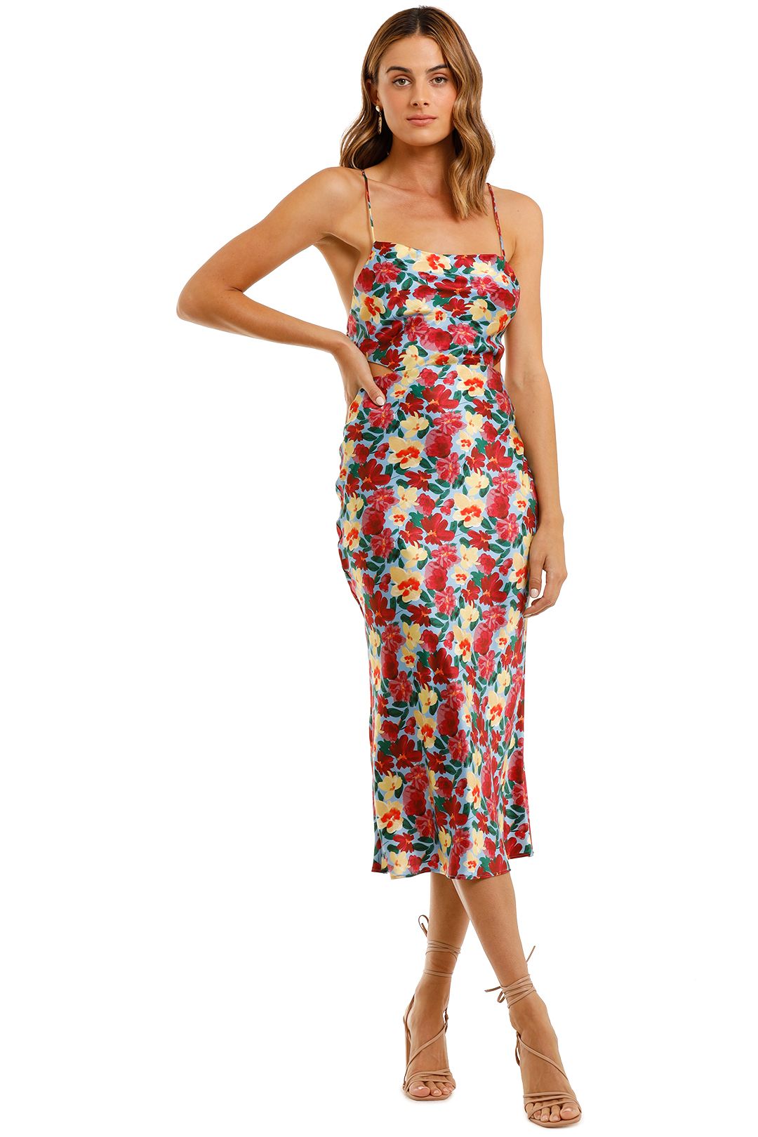 Merengue Midi Dress - Tropicana Floral by Talulah for Rent | GlamCorner