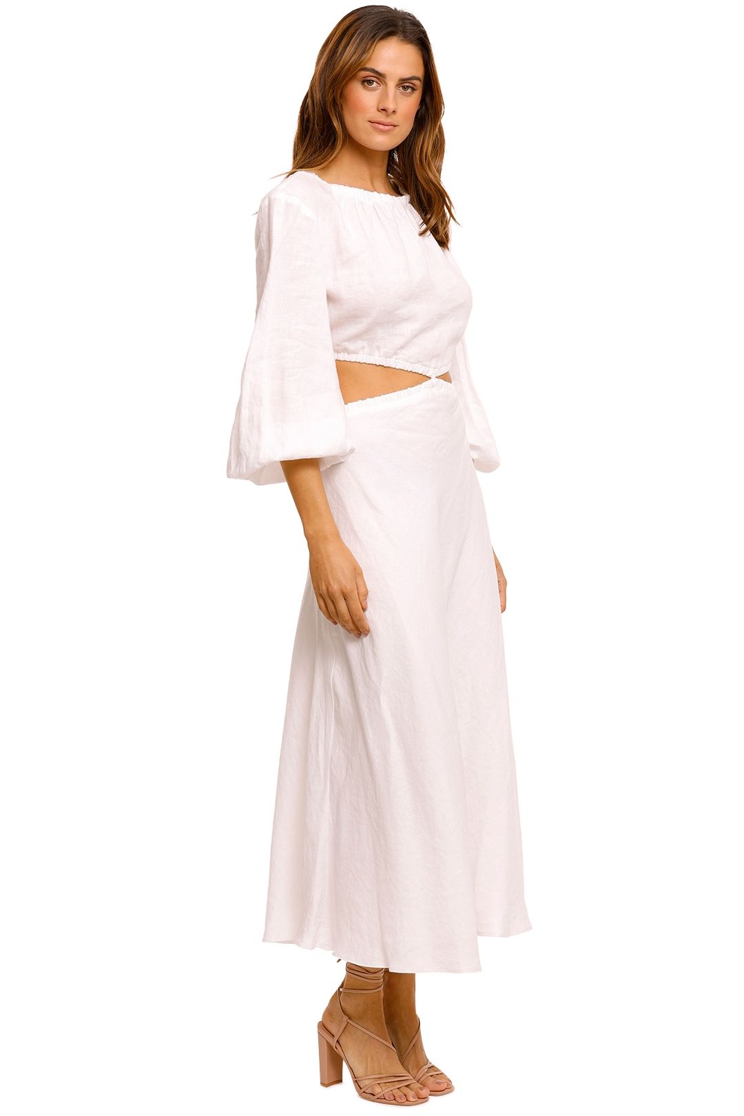 Hire Madeleine Cut-Out Midi Dress | Bec 