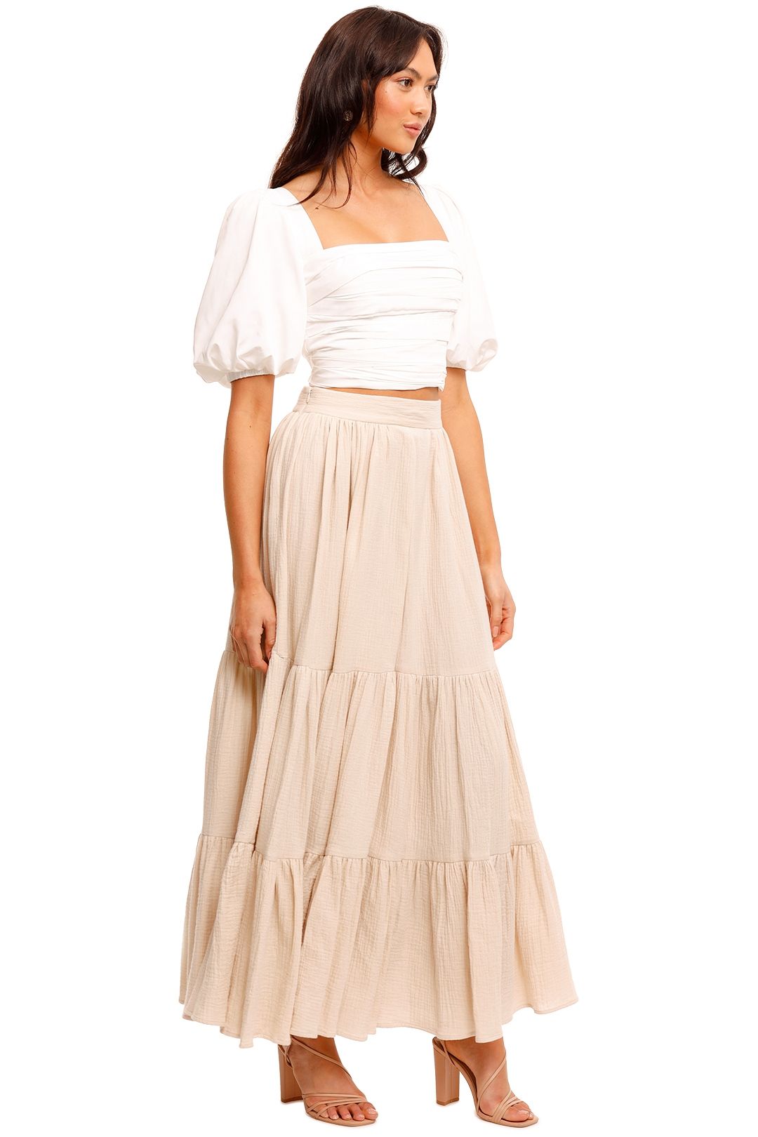Hire Marlowe Maxi Skirt in Pumice | Bec 