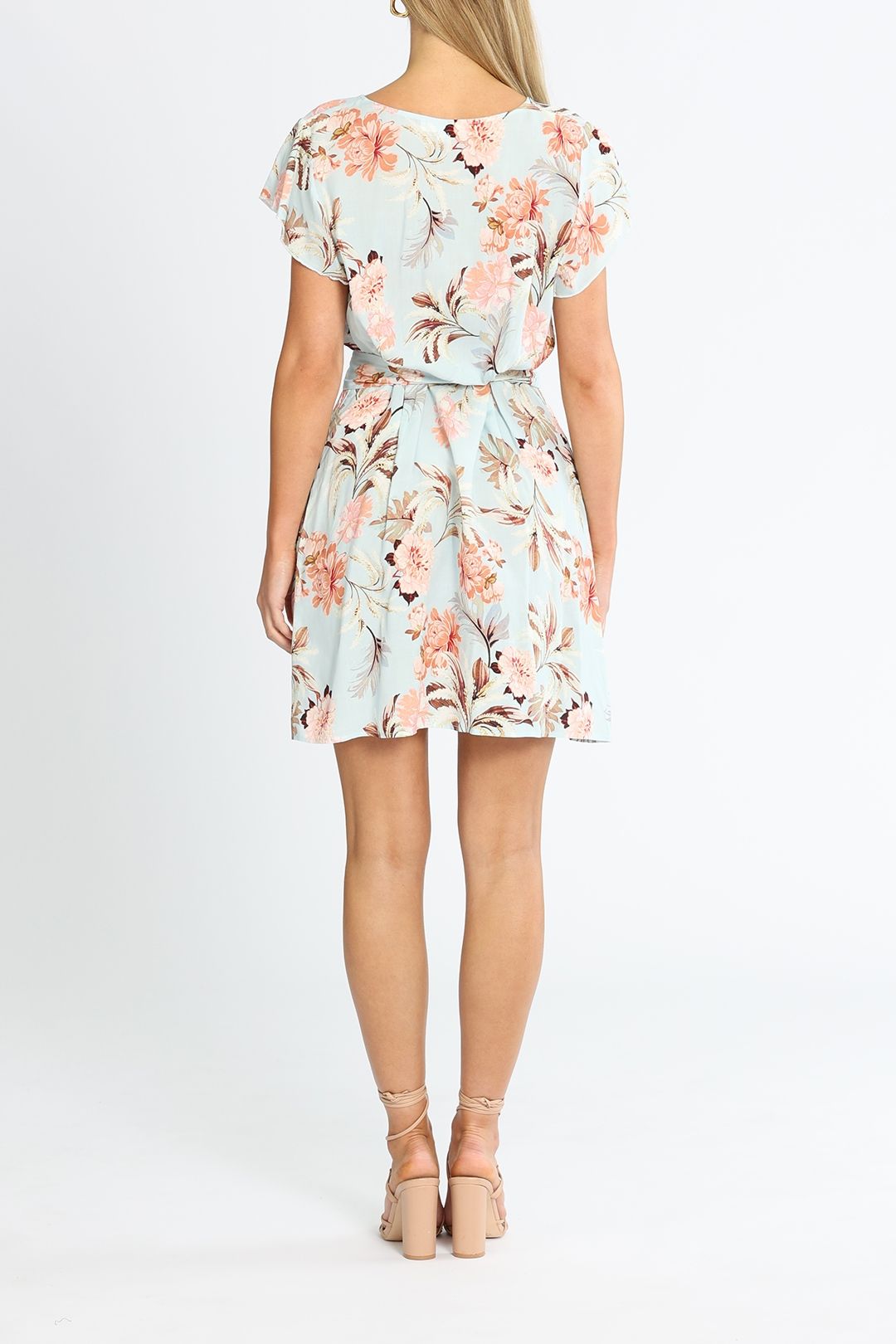 Belle and Bloom I'm The Star Wrap Dress Floral