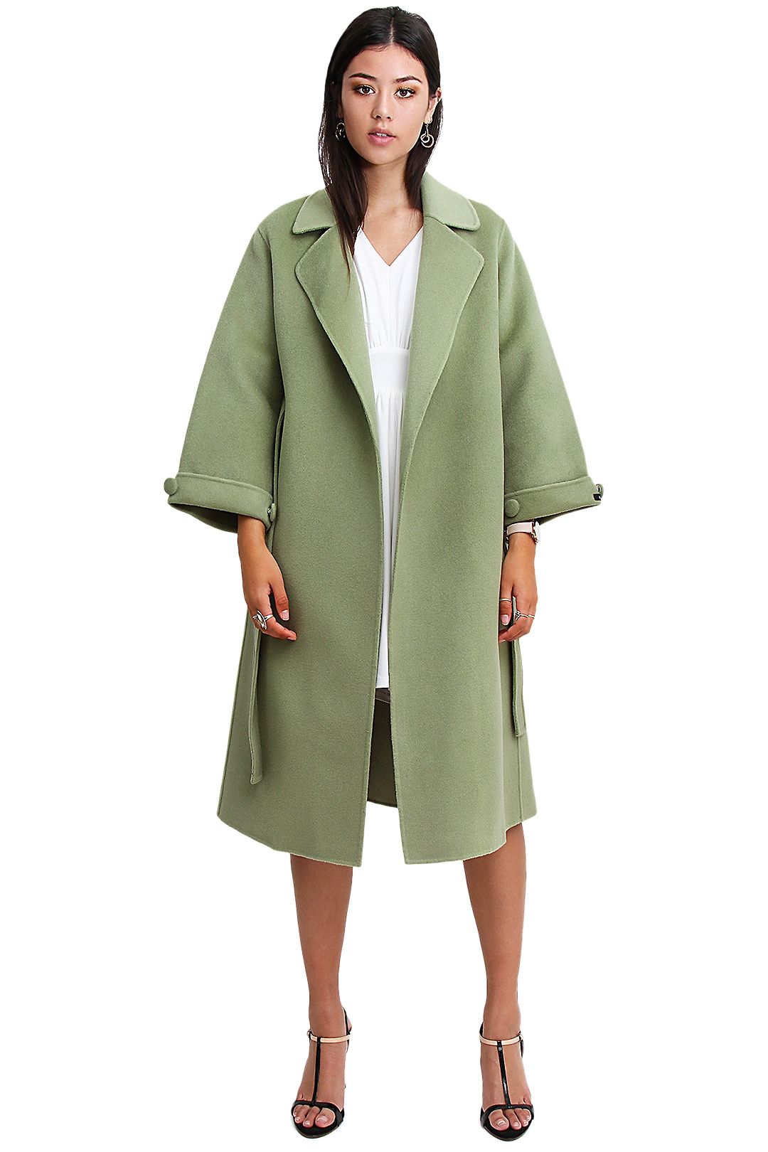 Hire Stay Wild Coat Green Belle and Bloom GlamCorner