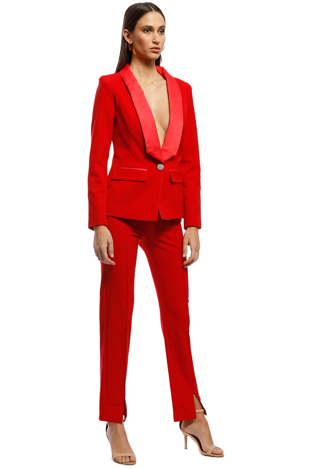 Milan Blazer and Pants in Red by Bianca and Bridgett for Rent