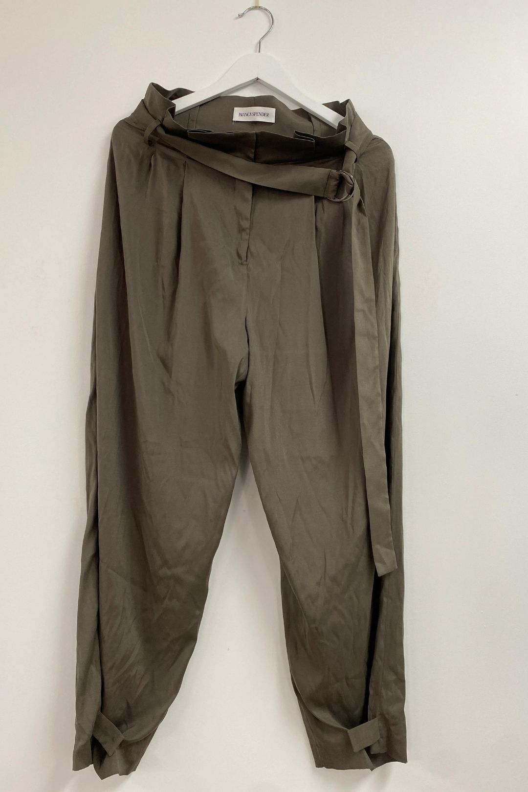 Bianca spender - Silk Bronze Paperbark Pants