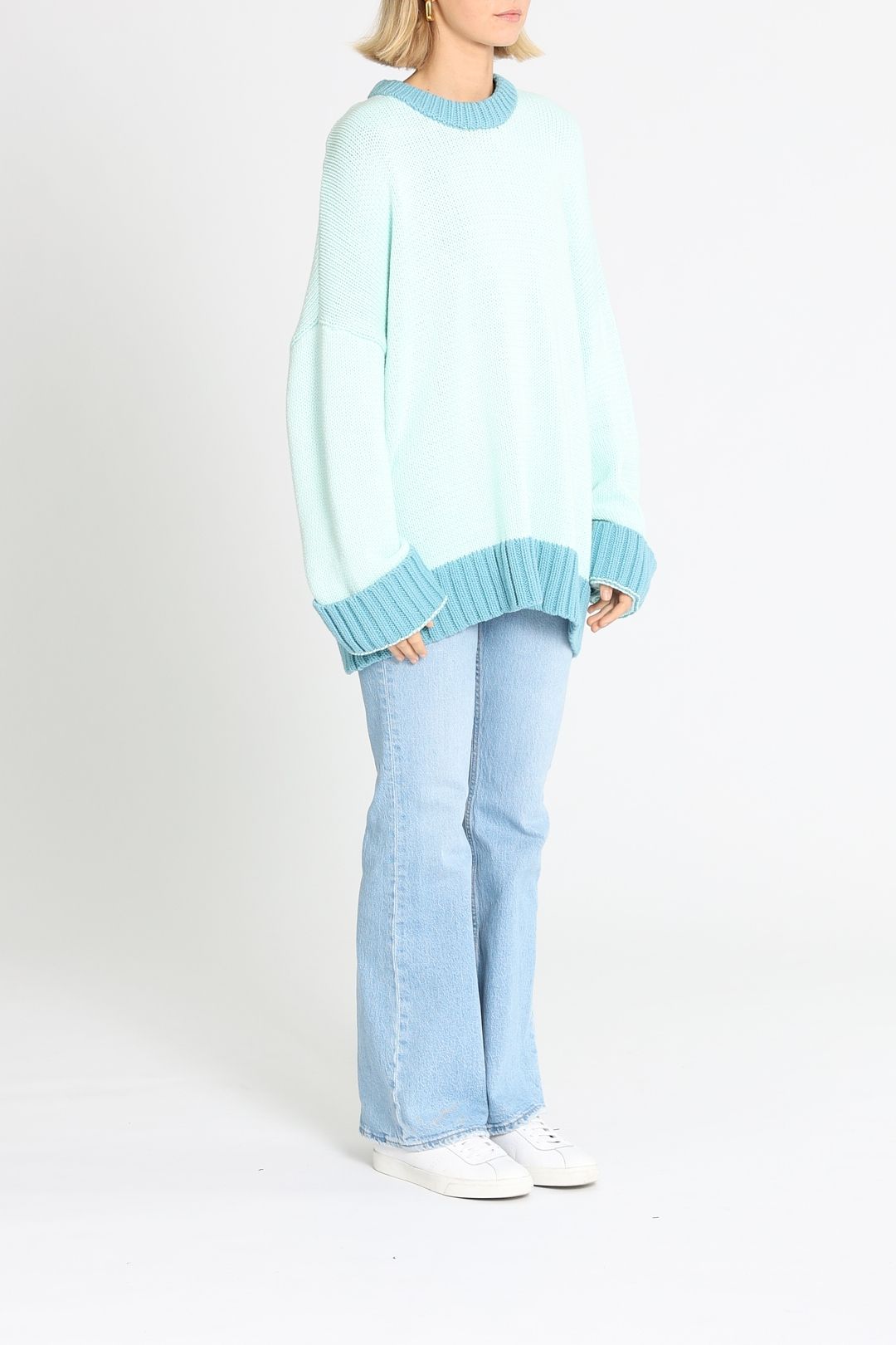 Blanca Chambord Knit Blue Relaxed Fit