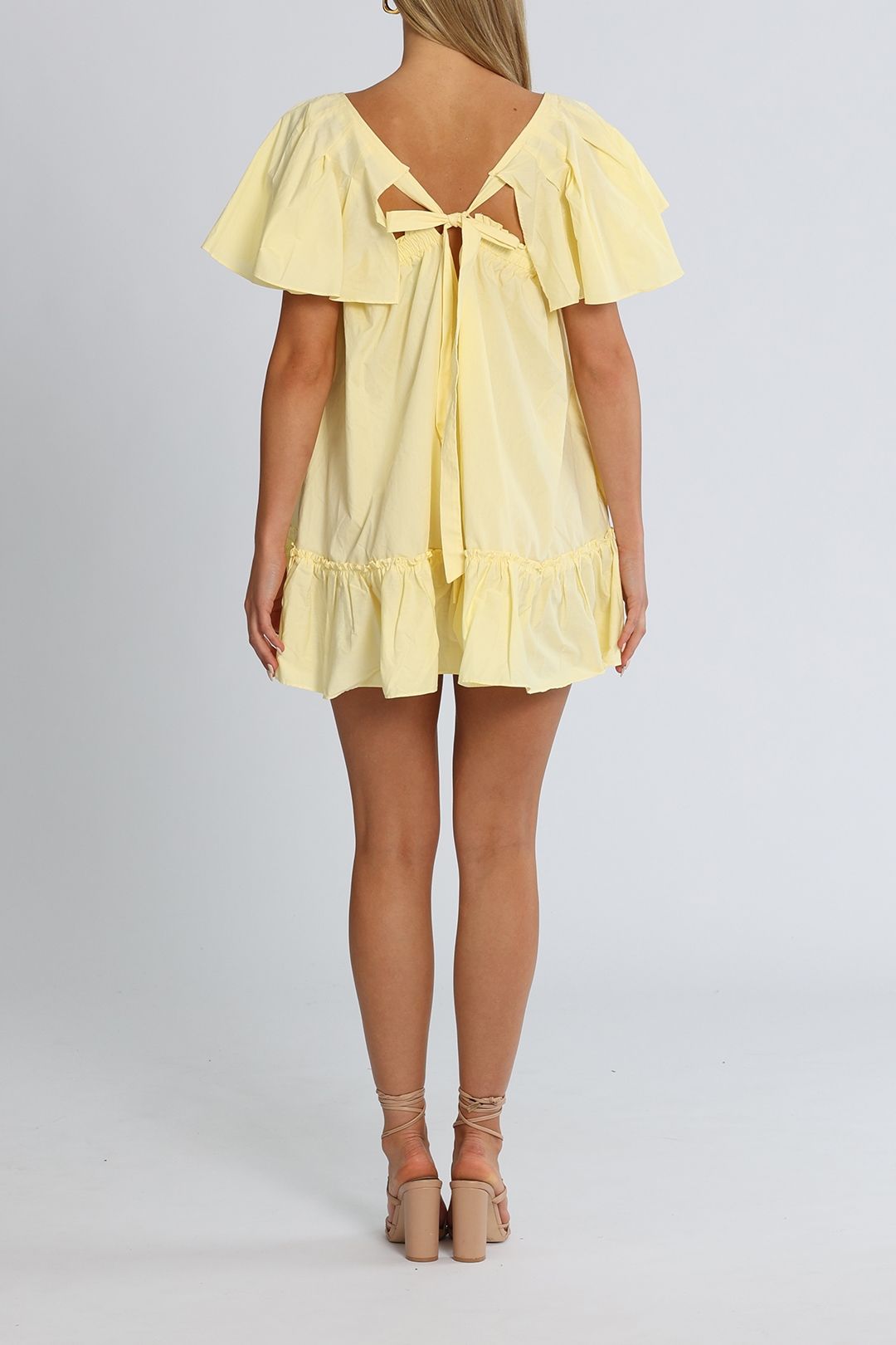 Blanca Filomena Dress Butter Tie Back